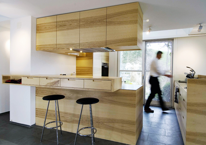 Küche Esche furniert