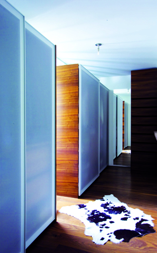 Kleiderschrank Nussbaum furniert