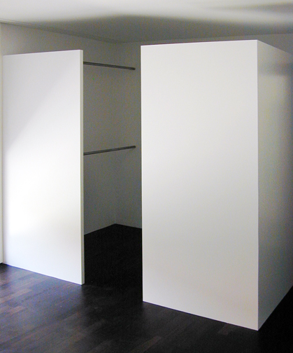 Kleiderschrank-Nische Mdf gestrichen